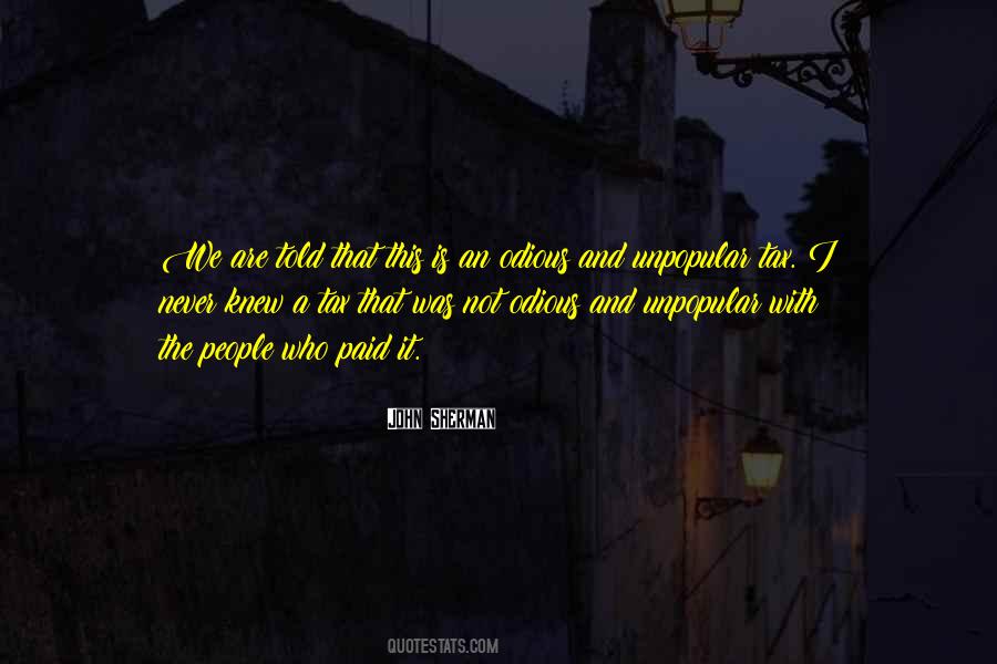 John Sherman Quotes #1004317