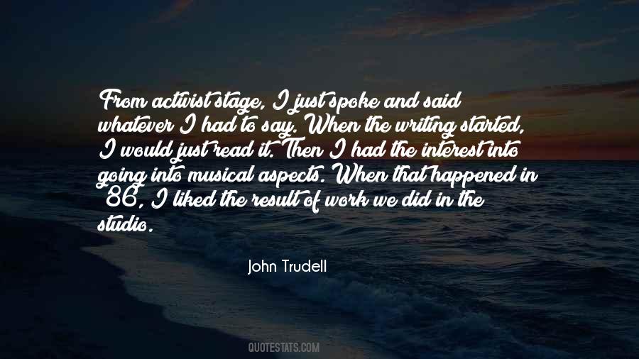 John Trudell Quotes #1710661