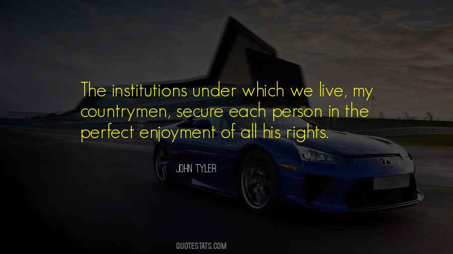 John Tyler Quotes #1666063