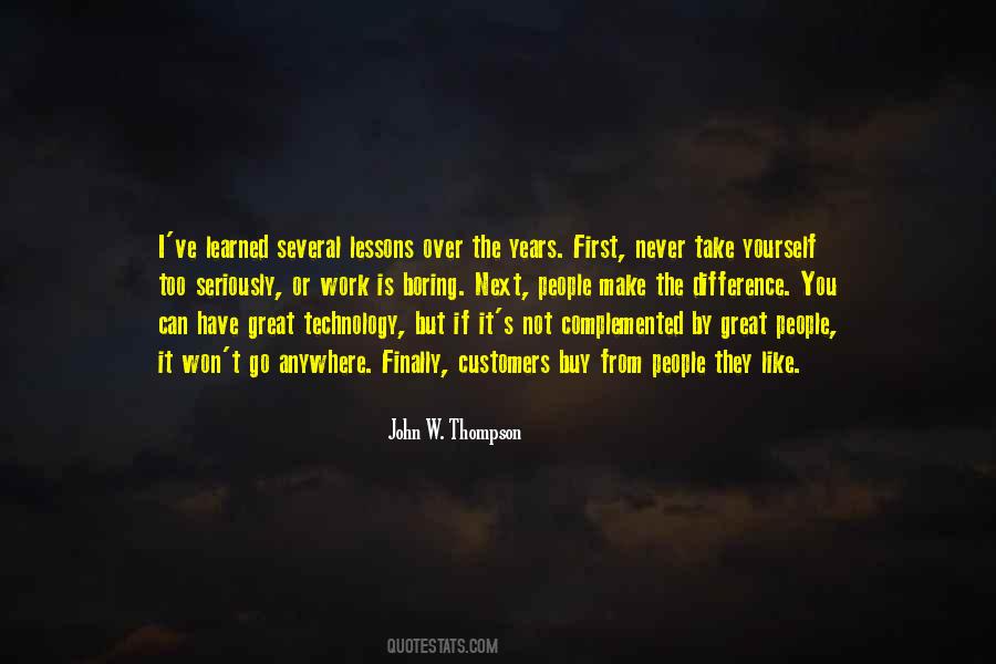 John W. Thompson Quotes #6849