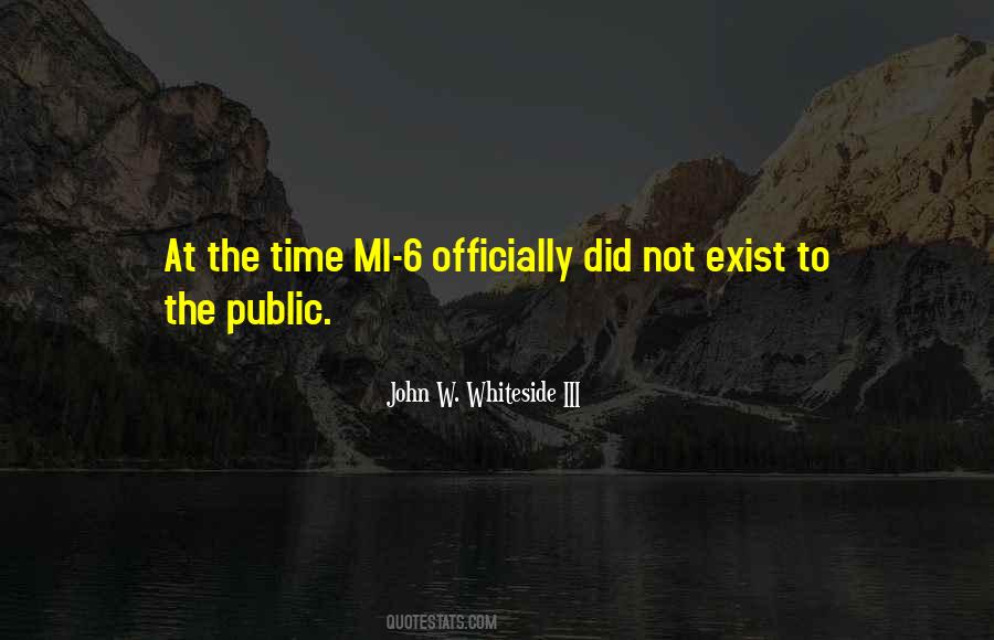 John W. Whiteside III Quotes #563678