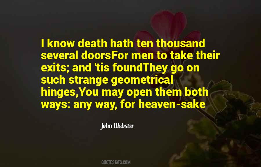 John Webster Quotes #1299781