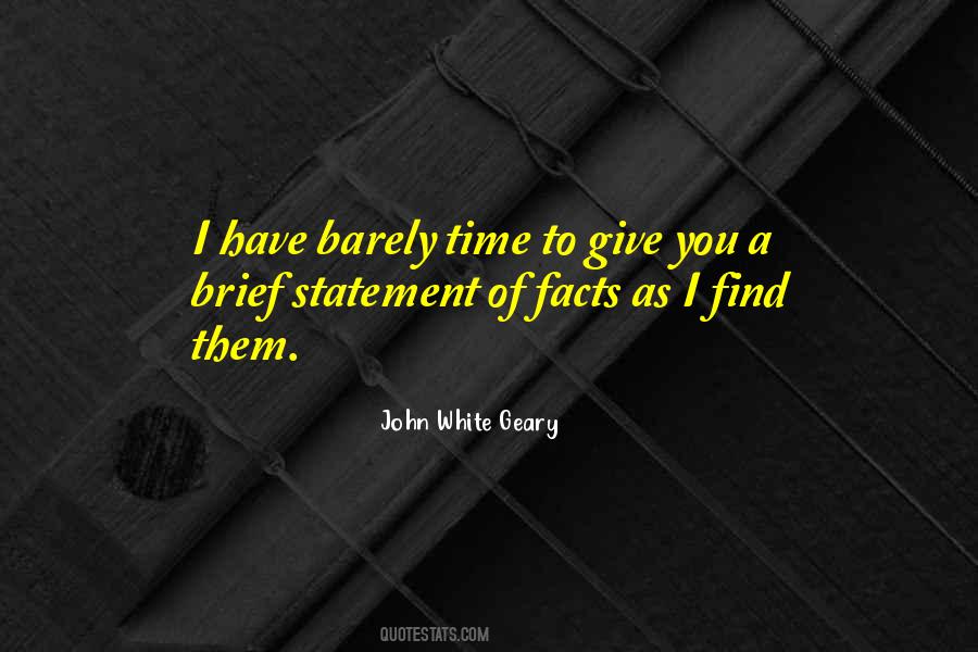 John White Geary Quotes #1554681