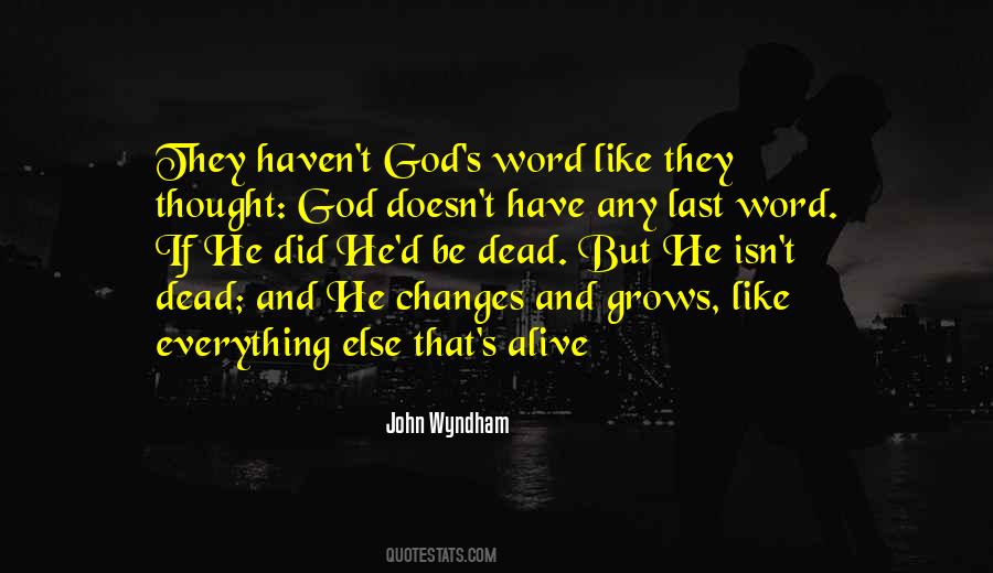 John Wyndham Quotes #381793