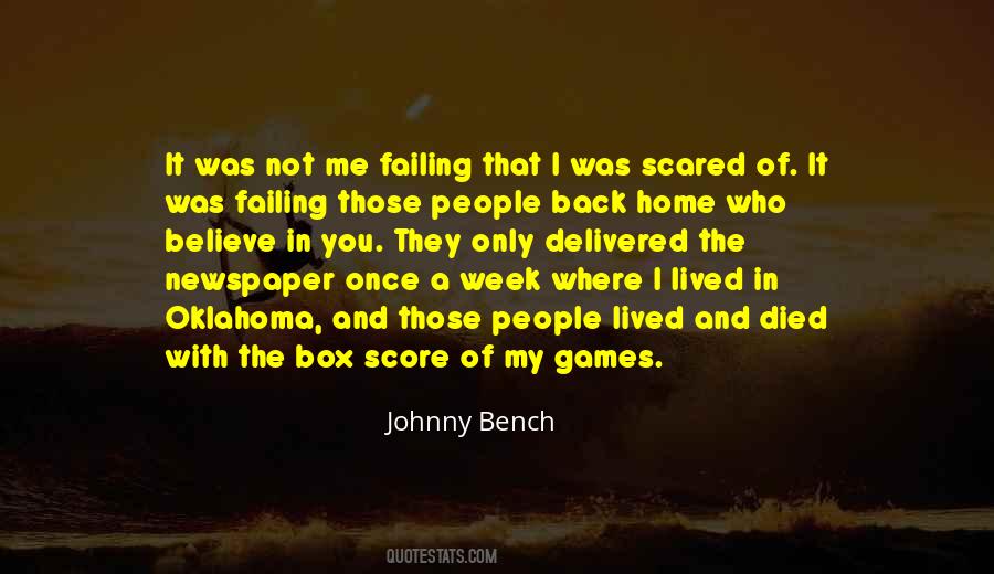 Johnny Bench Quotes #1474851