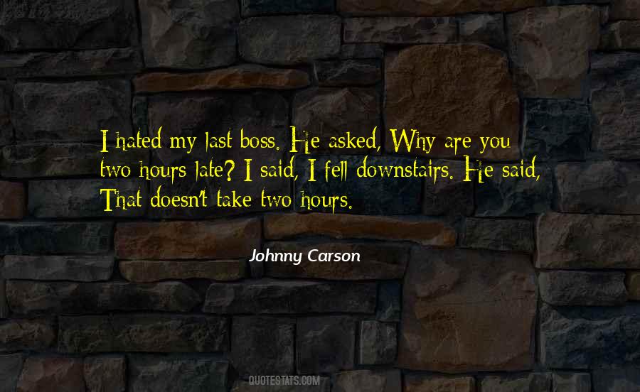 Johnny Carson Quotes #1337588