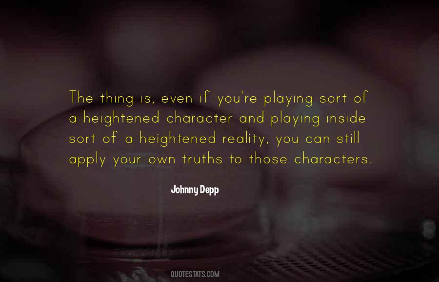 Johnny Depp Quotes #318463
