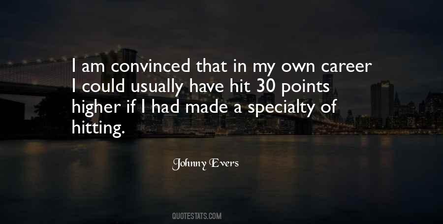 Johnny Evers Quotes #75509