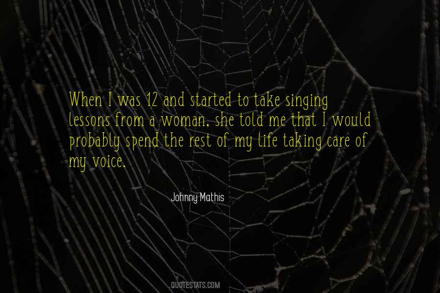 Johnny Mathis Quotes #388846