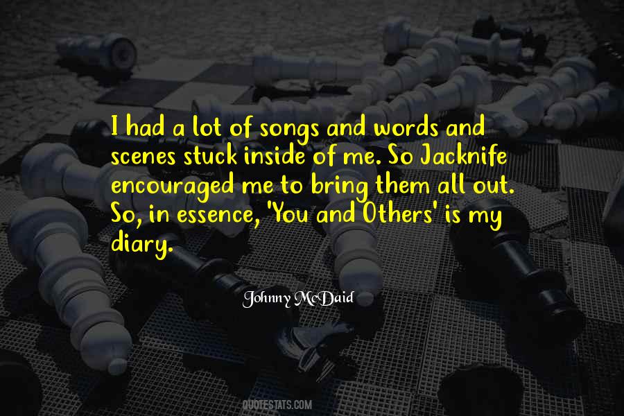 Johnny McDaid Quotes #272033