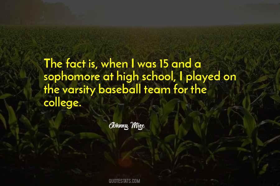 Johnny Mize Quotes #722961