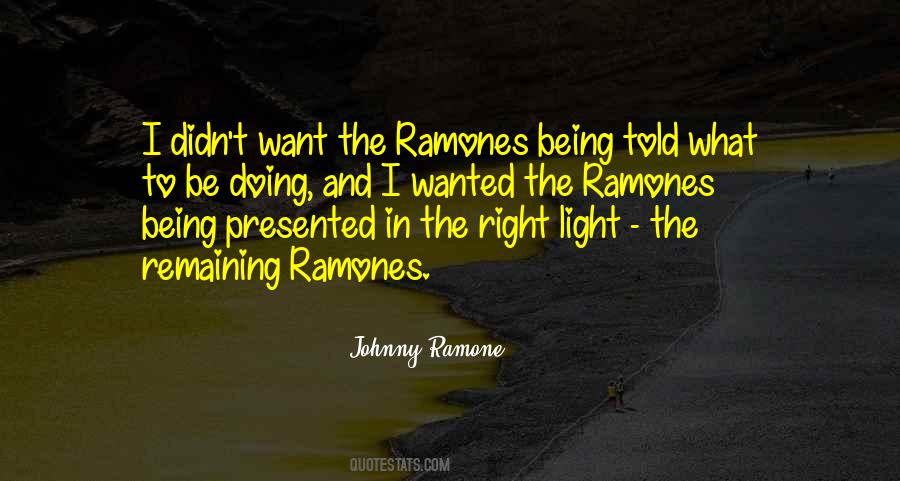 Johnny Ramone Quotes #310384