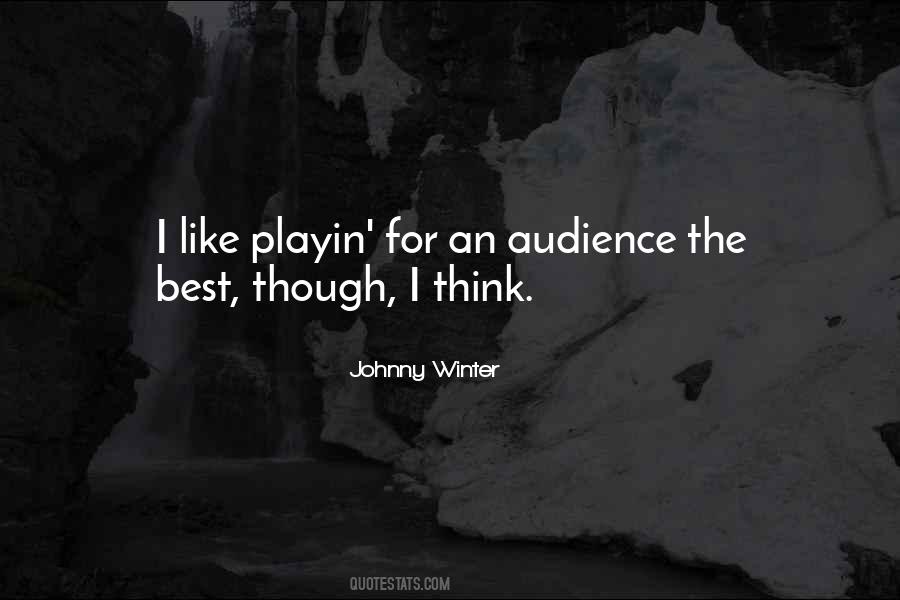 Johnny Winter Quotes #1572798