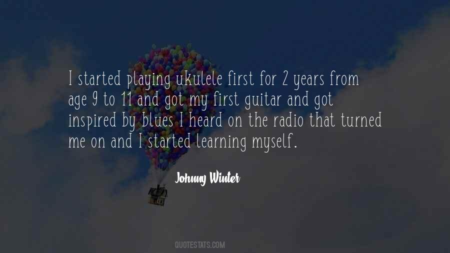 Johnny Winter Quotes #822438