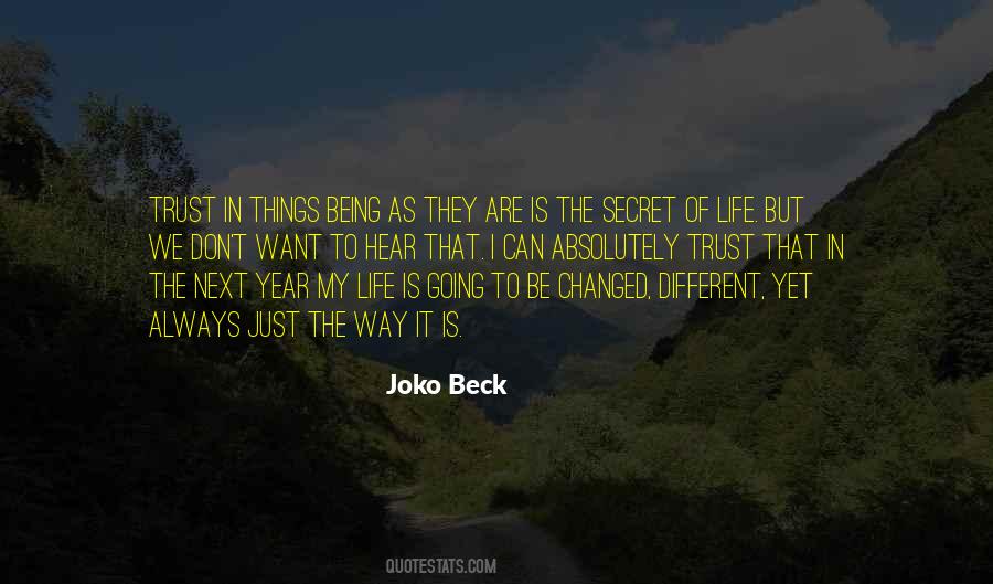 Joko Beck Quotes #729743