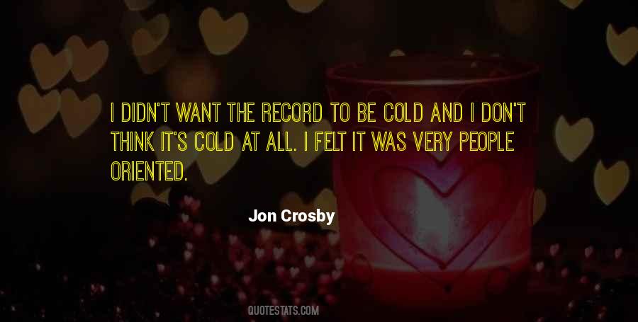 Jon Crosby Quotes #620472