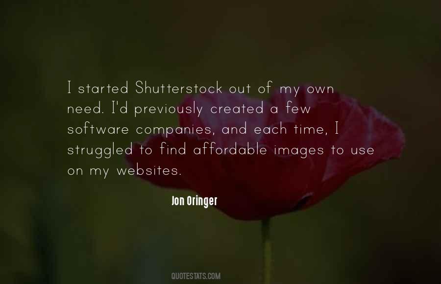 Jon Oringer Quotes #1812520