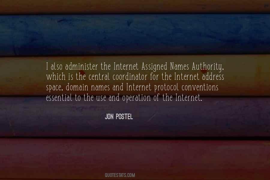 Jon Postel Quotes #176765