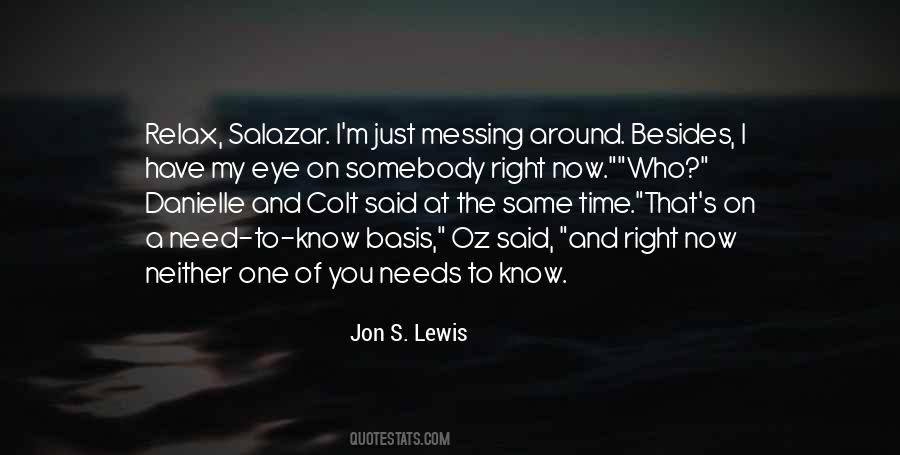 Jon S. Lewis Quotes #310220