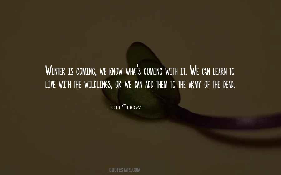 Jon Snow Quotes #135383
