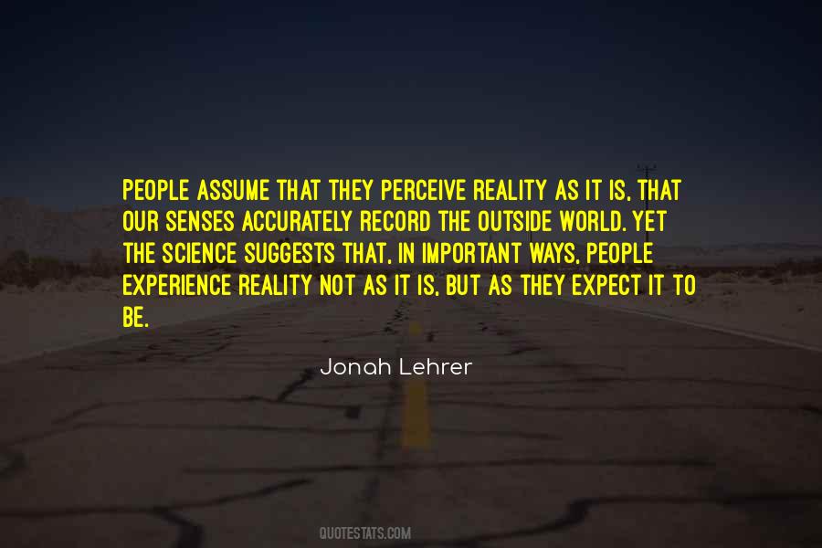 Jonah Lehrer Quotes #1645116