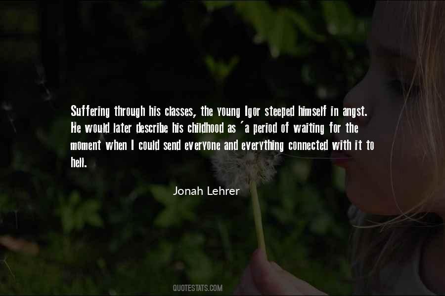 Jonah Lehrer Quotes #48129