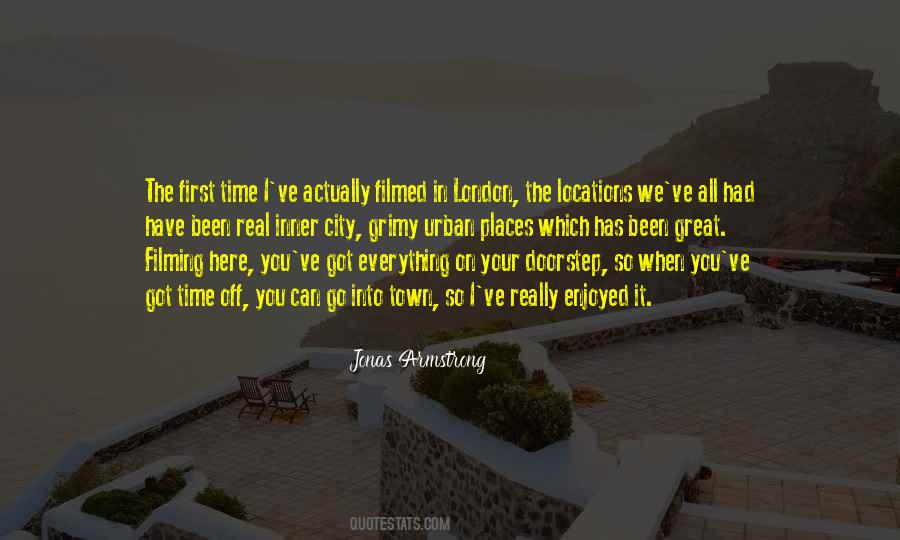 Jonas Armstrong Quotes #619753