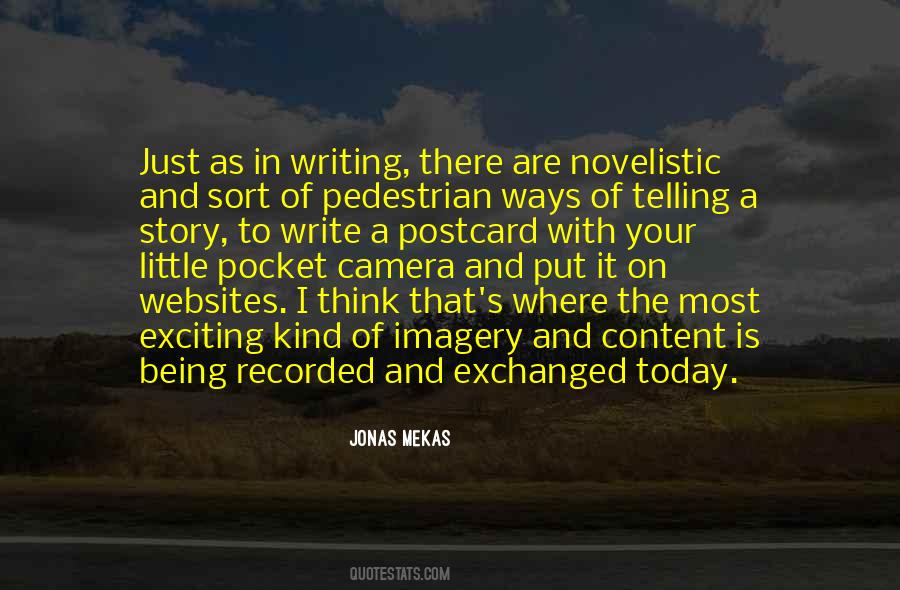 Jonas Mekas Quotes #1674399