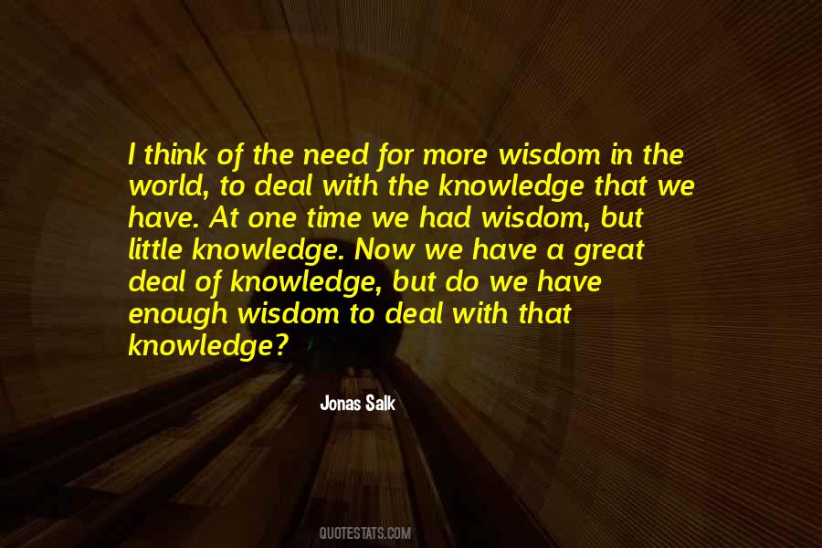 Jonas Salk Quotes #169802