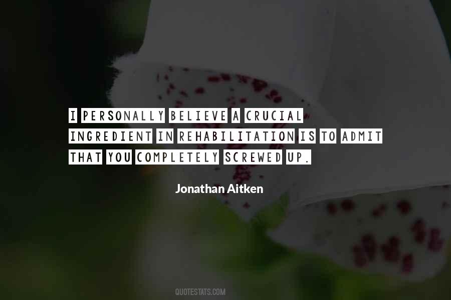 Jonathan Aitken Quotes #1048297