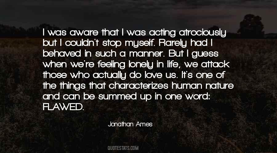 Jonathan Ames Quotes #680628