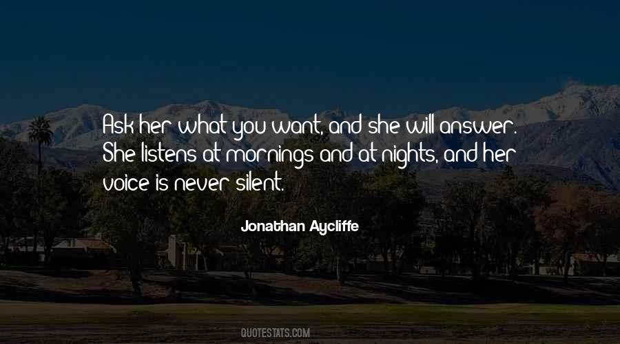 Jonathan Aycliffe Quotes #614929