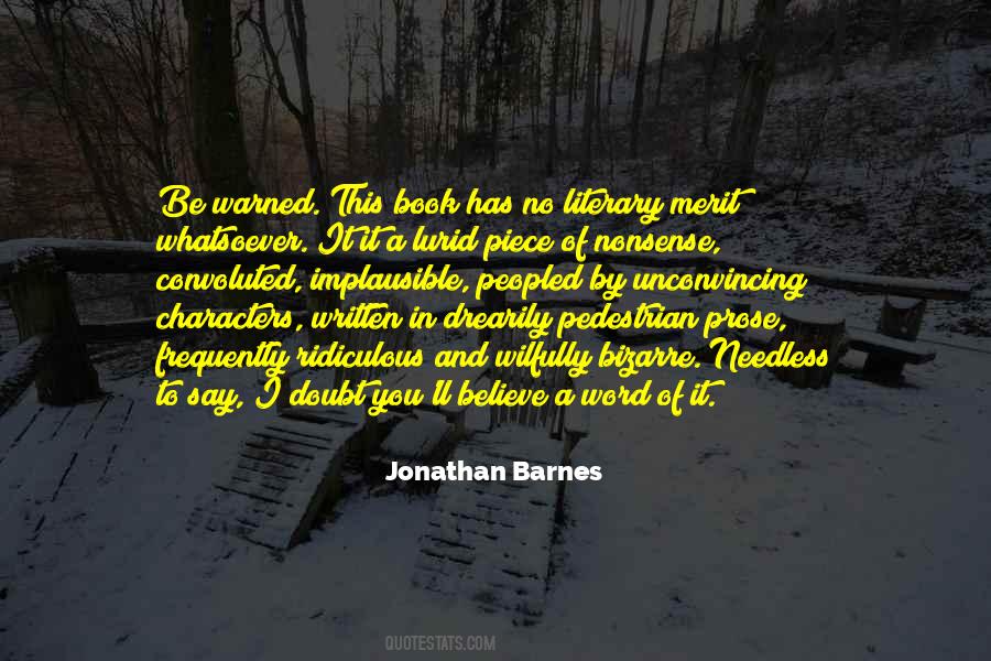 Jonathan Barnes Quotes #863294