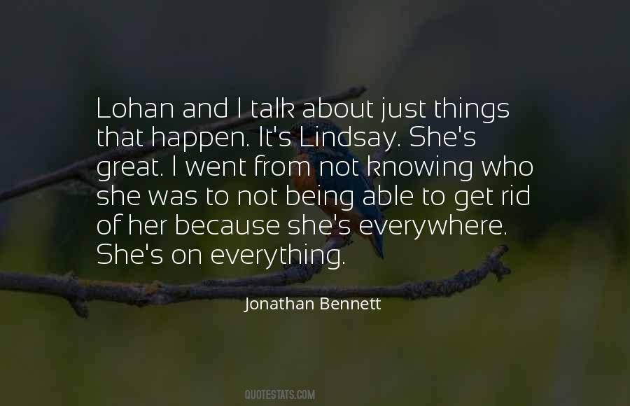 Jonathan Bennett Quotes #1193741