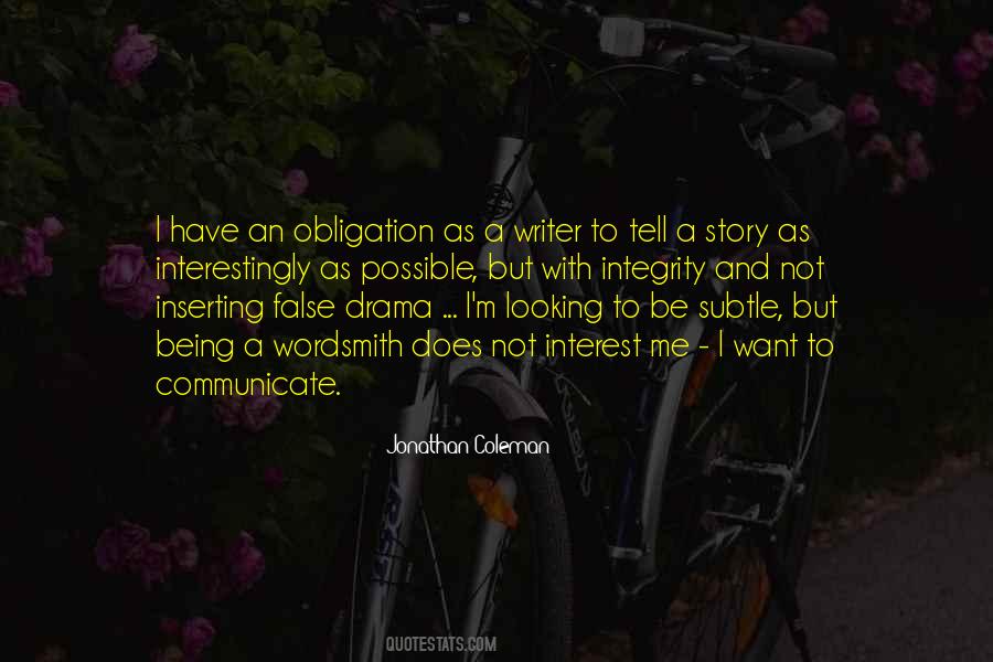 Jonathan Coleman Quotes #1665324