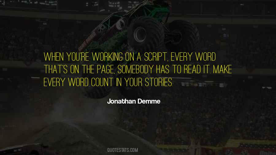 Jonathan Demme Quotes #206595
