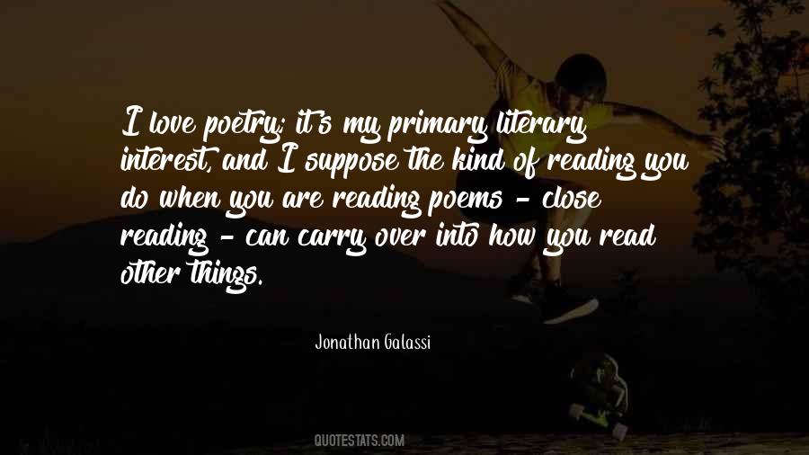 Jonathan Galassi Quotes #1213859