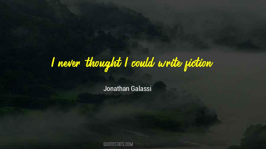 Jonathan Galassi Quotes #305828