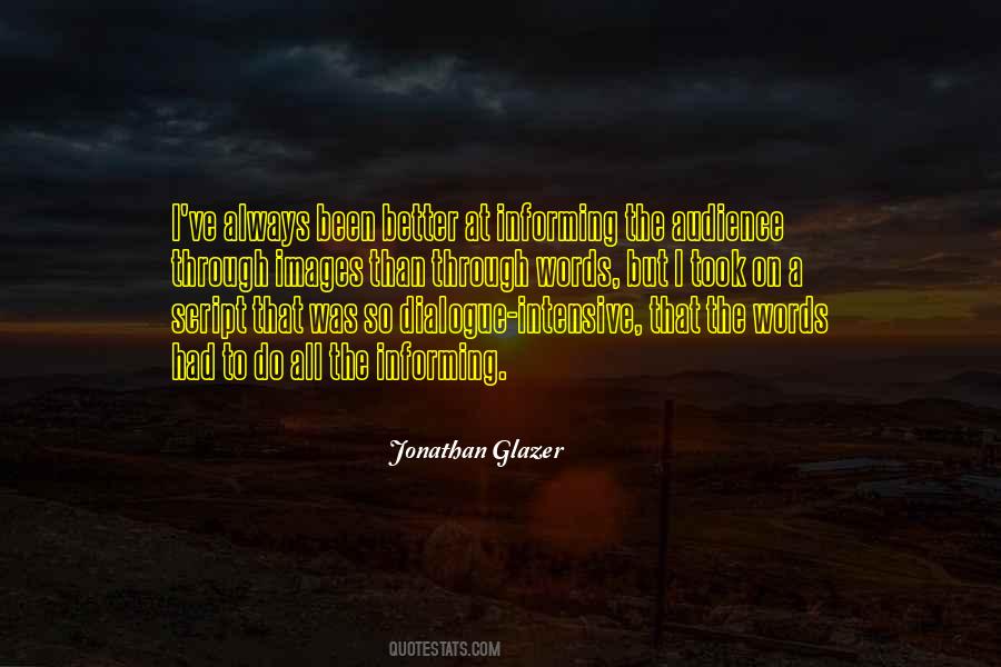 Jonathan Glazer Quotes #1232739