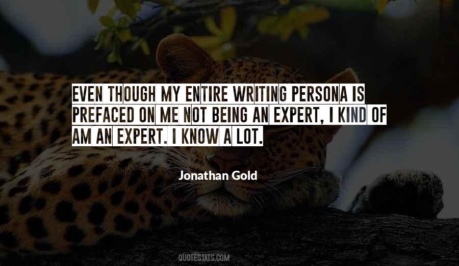 Jonathan Gold Quotes #1053103