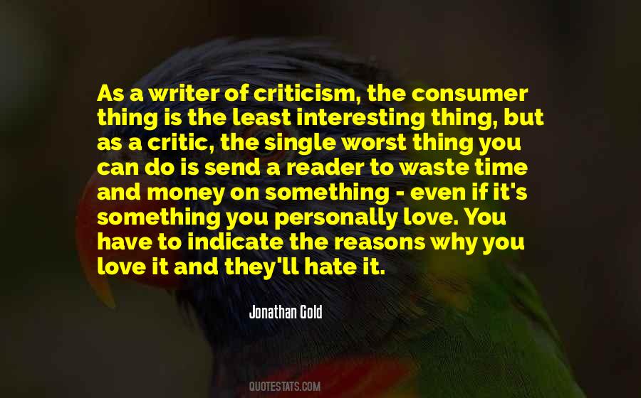 Jonathan Gold Quotes #85840