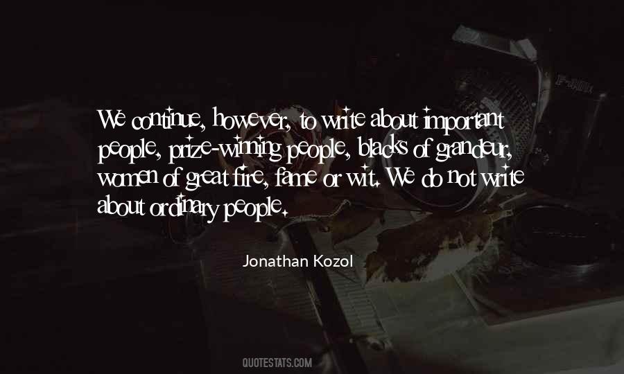 Jonathan Kozol Quotes #1693453
