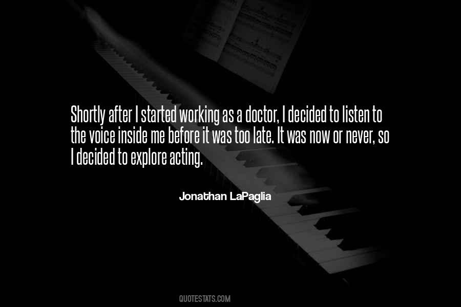 Jonathan LaPaglia Quotes #1483695