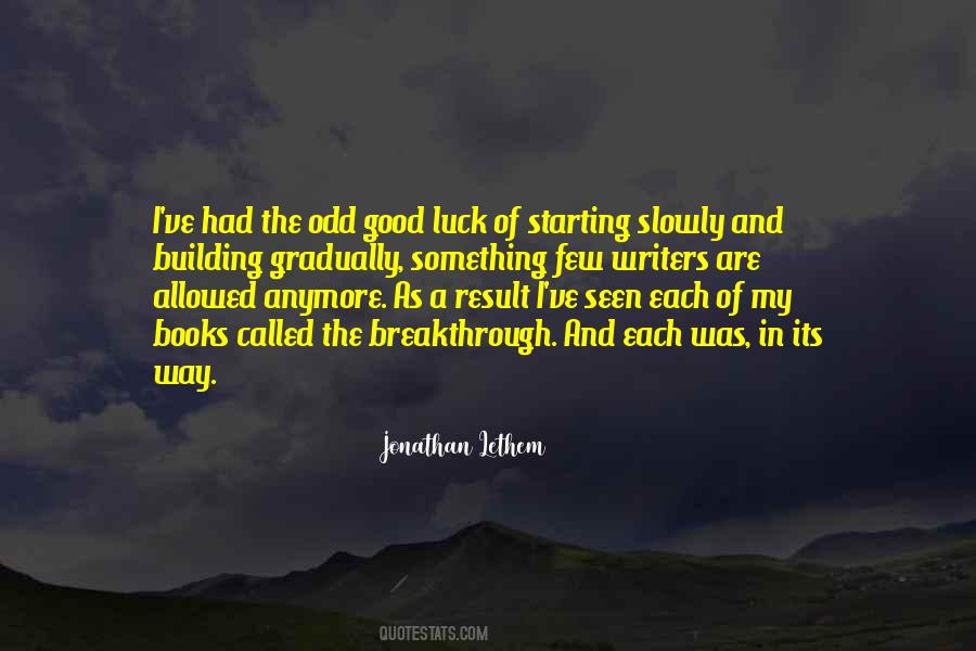 Jonathan Lethem Quotes #1052198