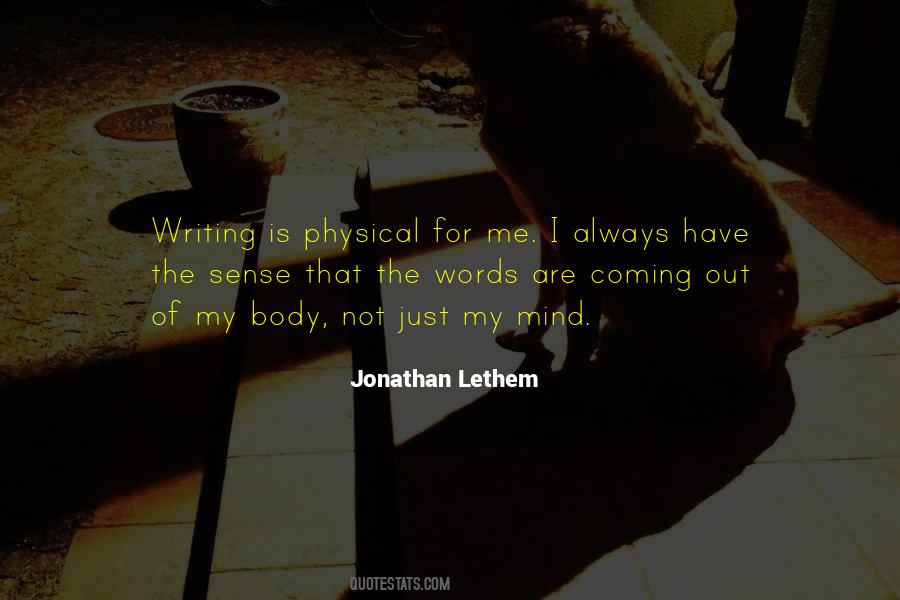 Jonathan Lethem Quotes #1146128