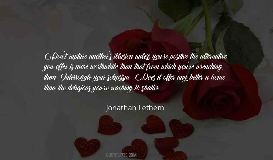 Jonathan Lethem Quotes #123701