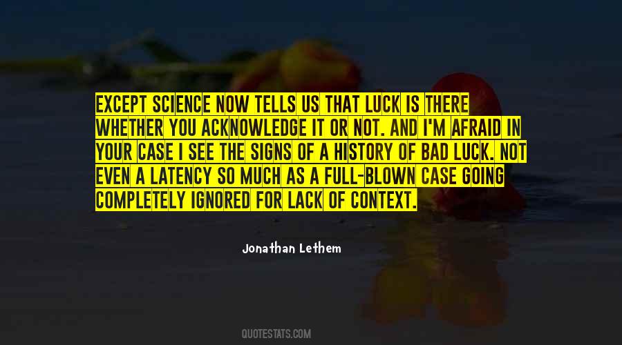 Jonathan Lethem Quotes #1382176