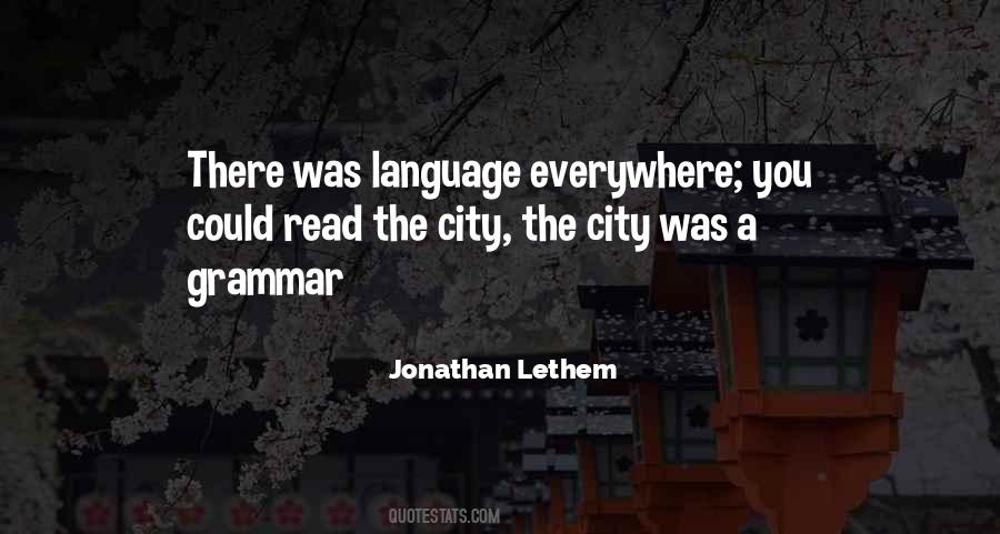 Jonathan Lethem Quotes #1581475
