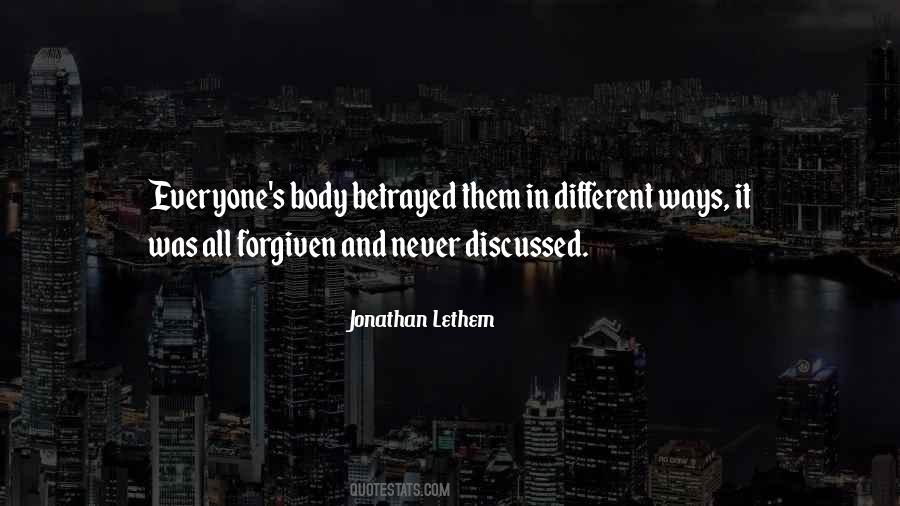 Jonathan Lethem Quotes #1722567