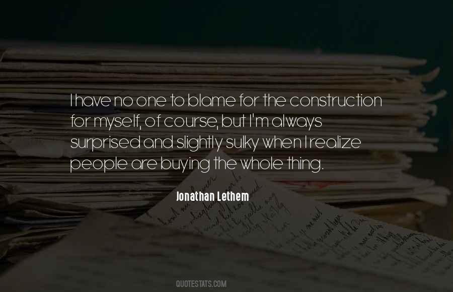 Jonathan Lethem Quotes #1784701